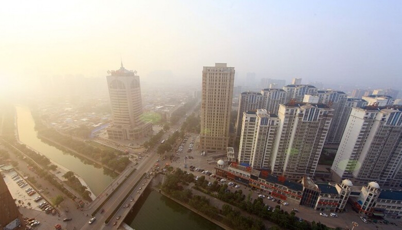 夕阳下的新乡 商用车之家